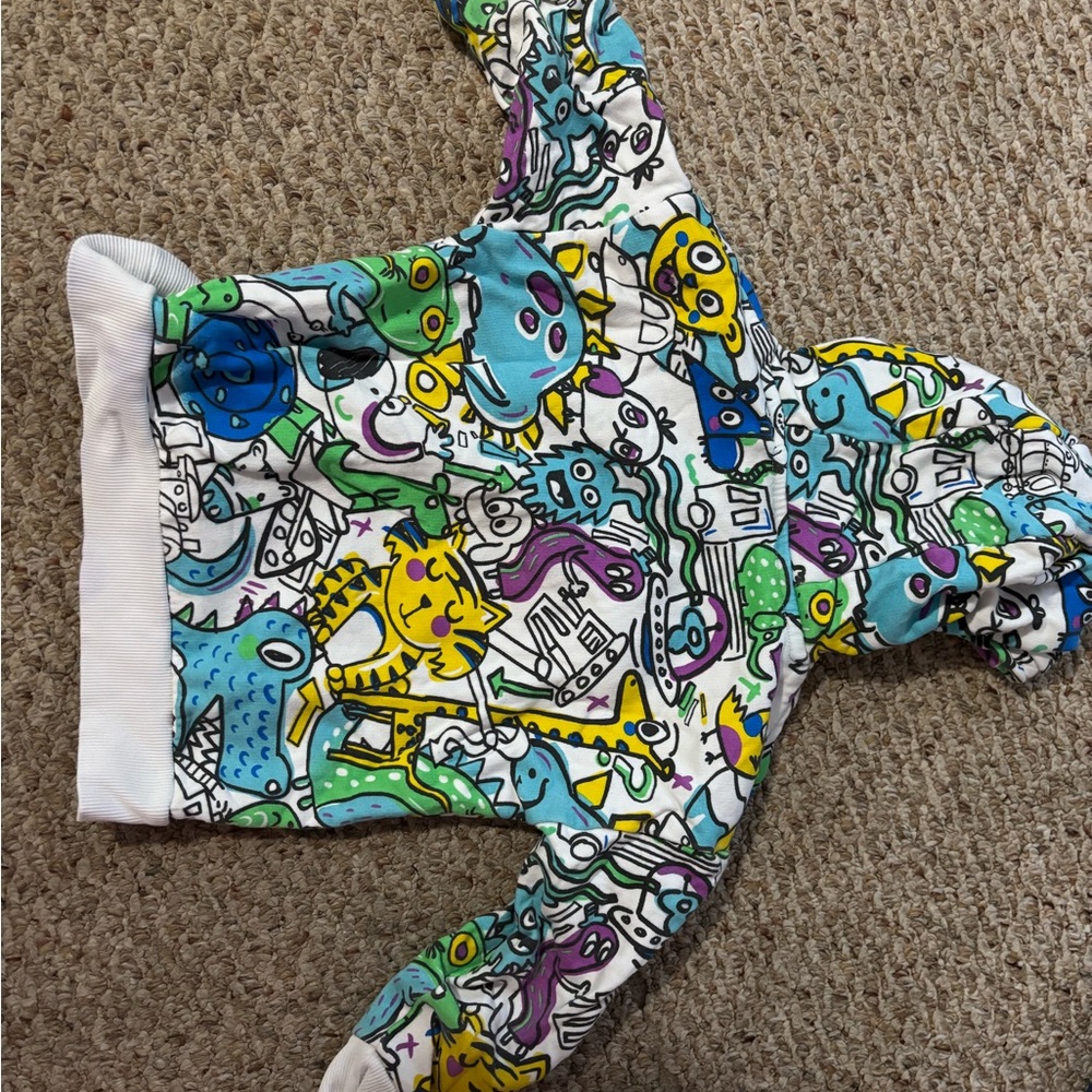 Next Kids One Piece with Blue, Yellow, and Green Print
